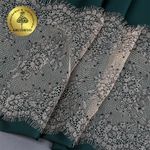 Кружево шантильи (реснички) шир.220 мм / 15 метров отрезами по 3 метра, диз. 221, цв.3 экрю, Kruzhevo