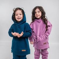 Худи с капюшоном "Сирень" утепленное