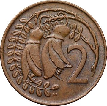 2 цента 1967-1985 Новая Зеландия