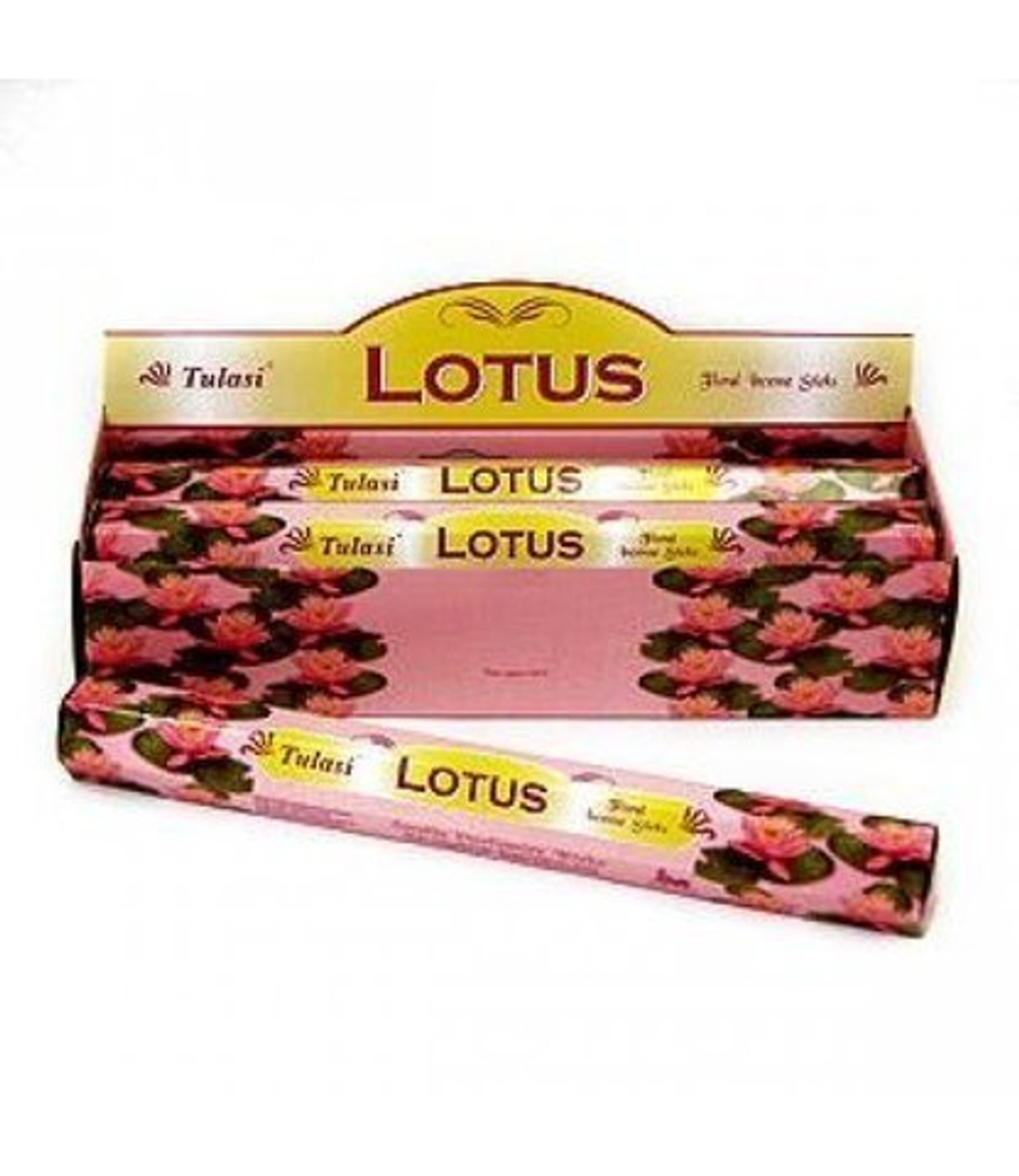 Tulasi Lotus шестигранник Благовоние Лотос