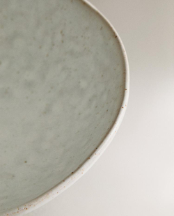 ZARA HOME КЕРАМИЧЕСКАЯ МИСКА С РЕЛЬЕФНОЙ ПОВЕРХНОСТЬЮ, ЖЕЛТОВАТО-БЕЛЫЙ