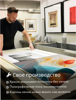 Картина Связь форм модульная 50x70см 3шт.