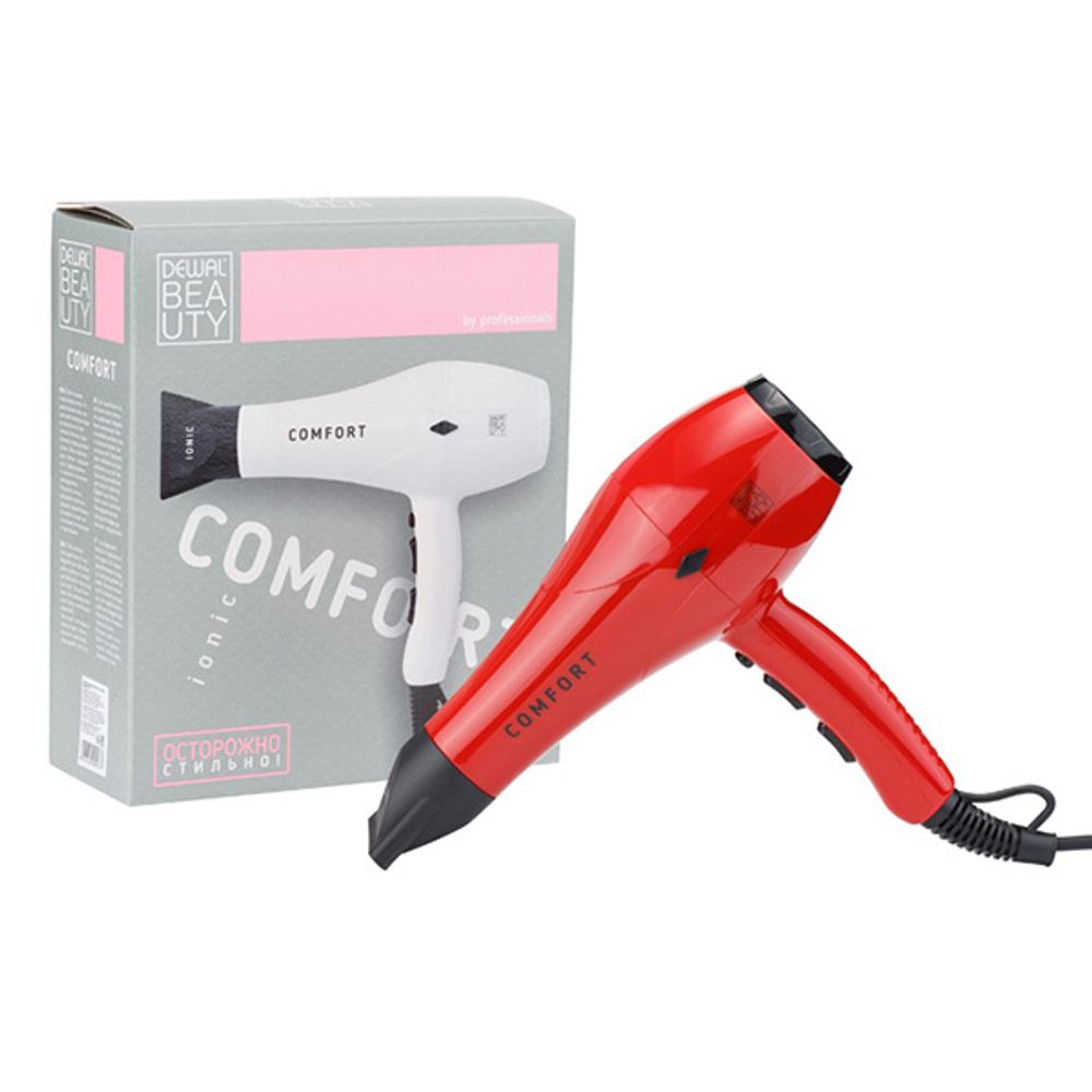 Фен для волос 2200Вт Dewal Beauty Comfort HD1004-Red