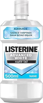 Listerine ополаскиватель для полости рта Advanced White без спирта 500 мл