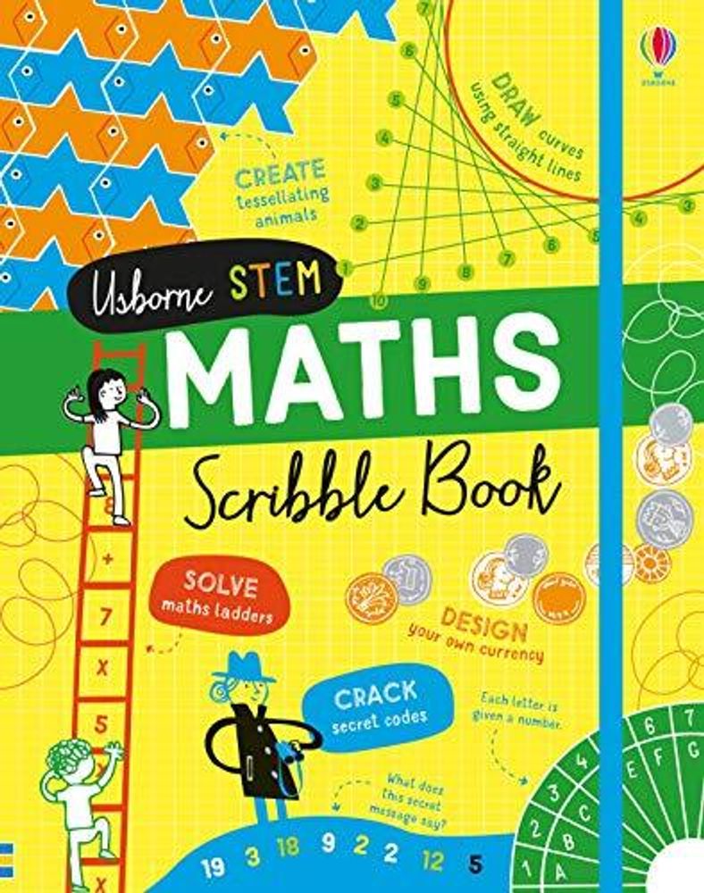 Usborne STEM: Maths Scribble book Usborne STEM: Maths Scribble book