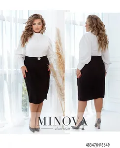 Платье 8649-молоко Minova