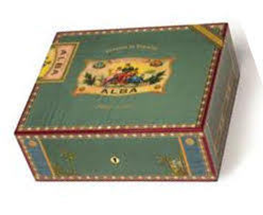 Хьюмидор Elie Bleu ALBA 75 cigars Green pistachio sycamore