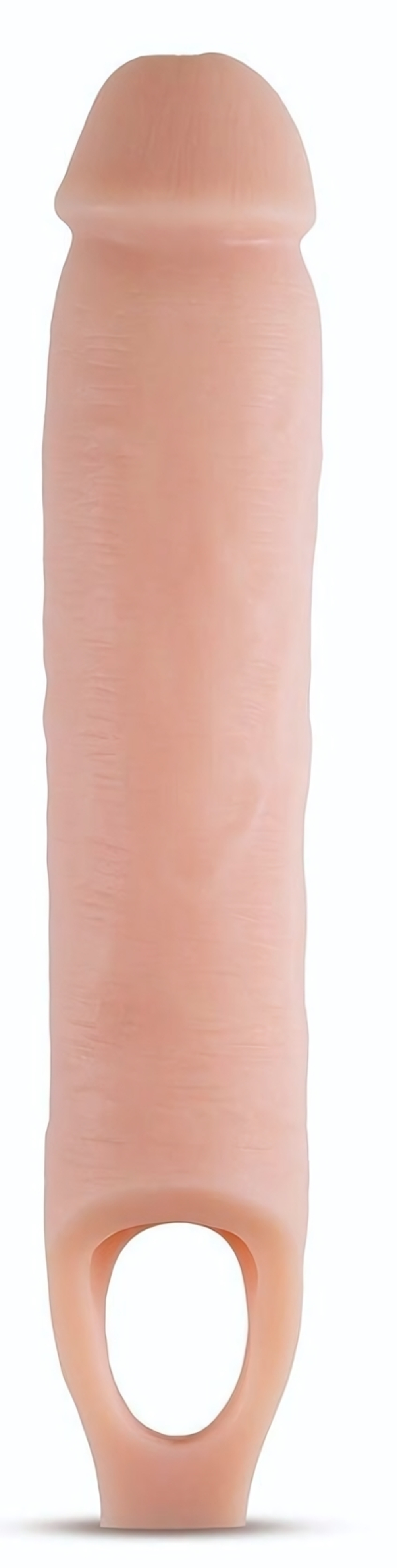 Телесная насадка на пенис 11.5 Inch Cock Sheath Penis Extender - 29,2 см. (Цвет: телесный)