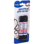 Шнурки для обуви «Селфи», плоское сечение, цвет черный, 2 пары, 100см✦