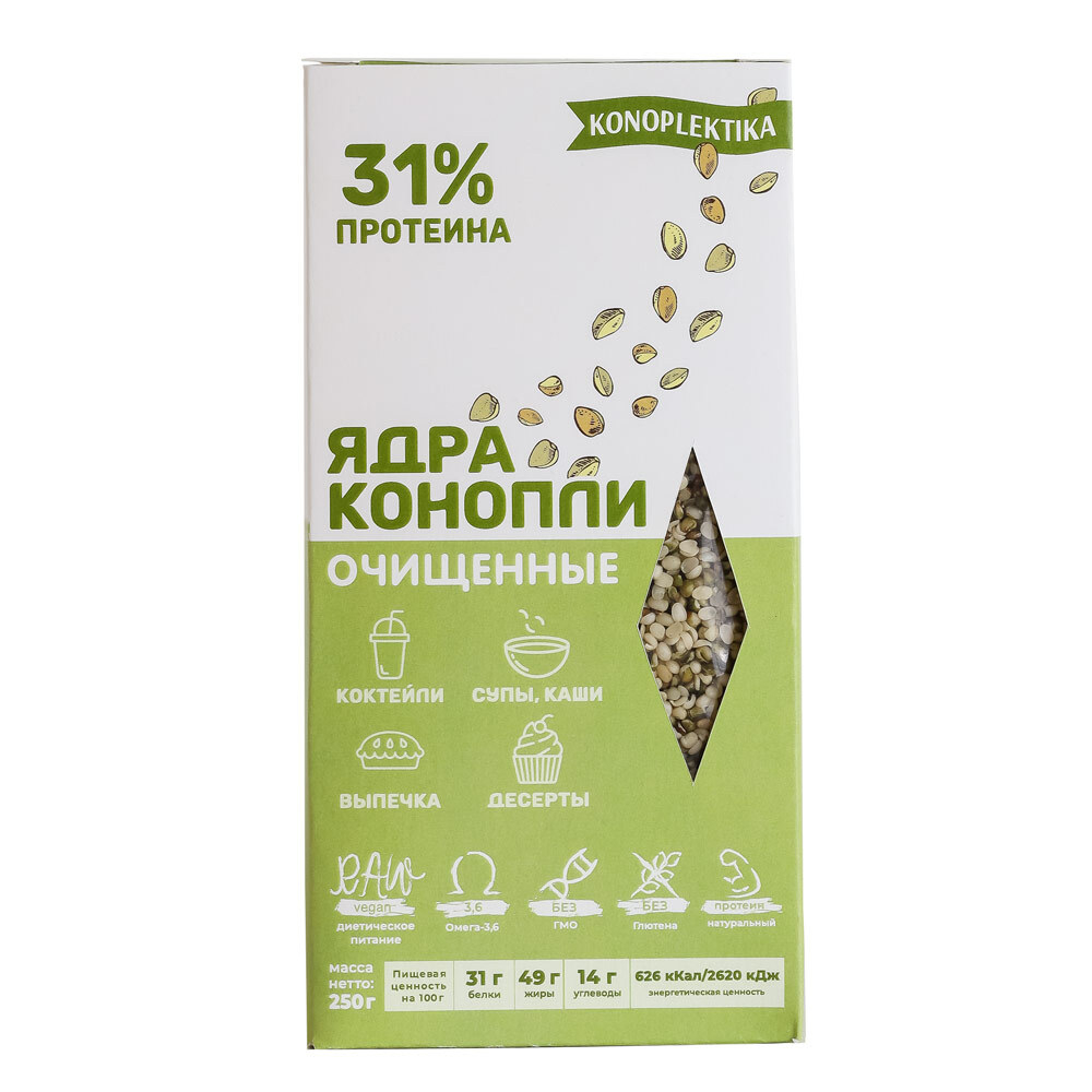 Ядра конопли Konoplektika, 250 г