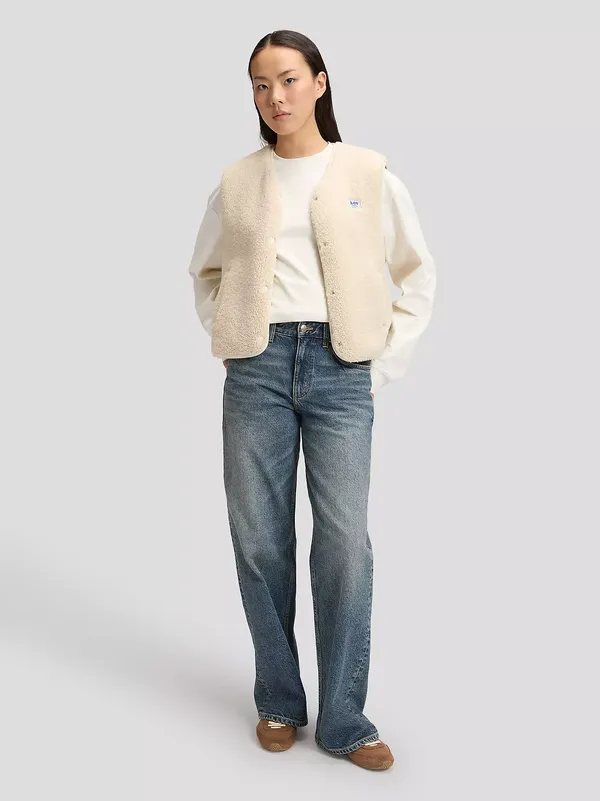 Жилет женский утепленный LEE SHORT SHERPA VEST
