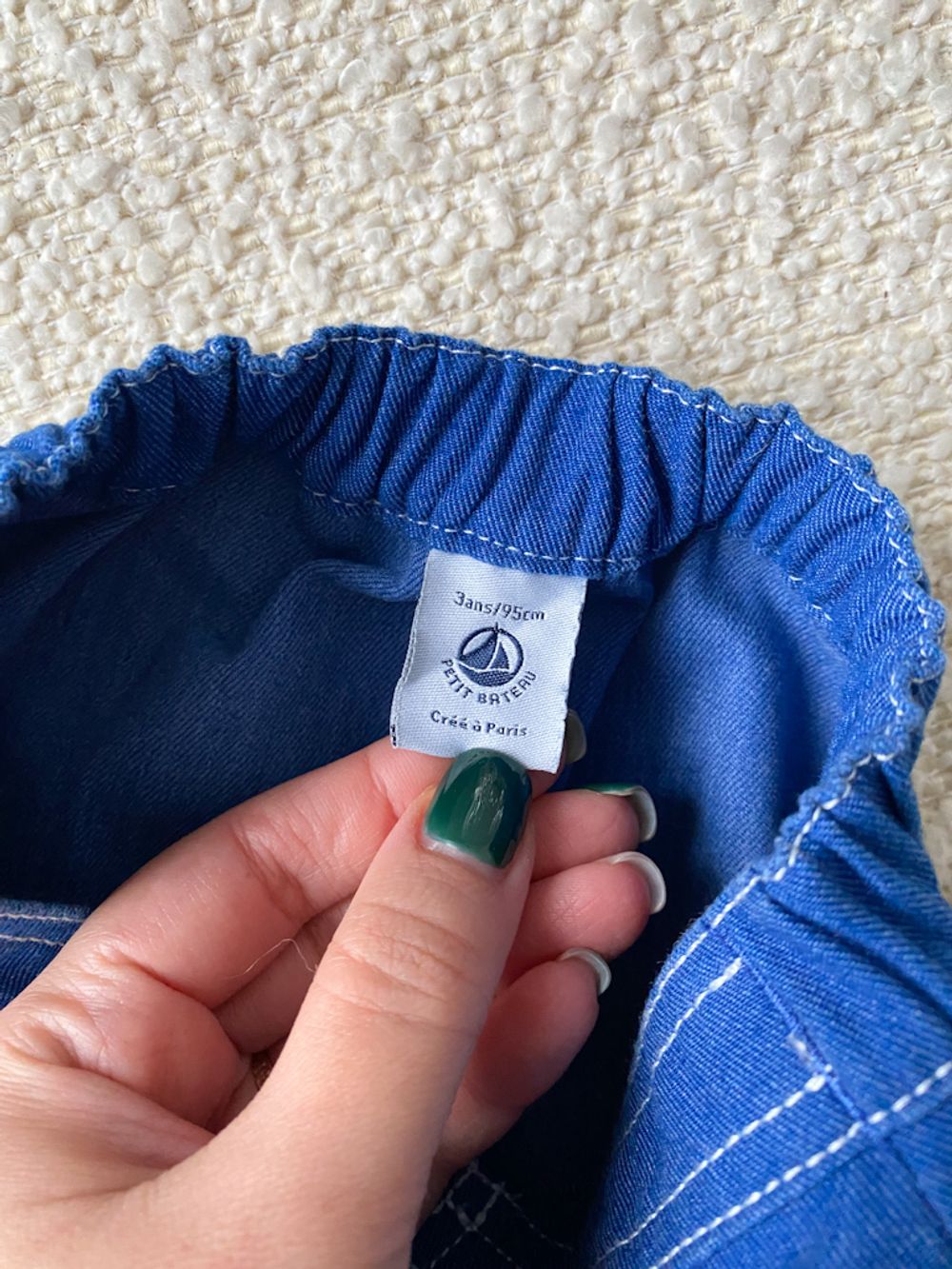 Джинсовая юбка Petit Bateau, 98