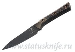 Нож Microtech Kitchen Paring Bolster 3500B-1DLCLWCFS DLC Carbonфотография - 1