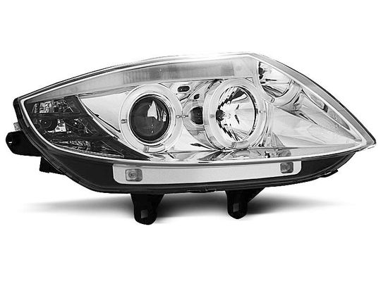 Передние фары angel eyes chrome для BMW Z4 E85 E86