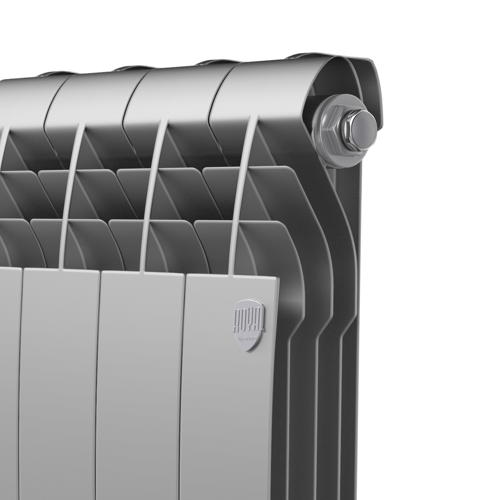 Радиатор Royal Thermo BiLiner 350 /Silver Satin - 8 секц.