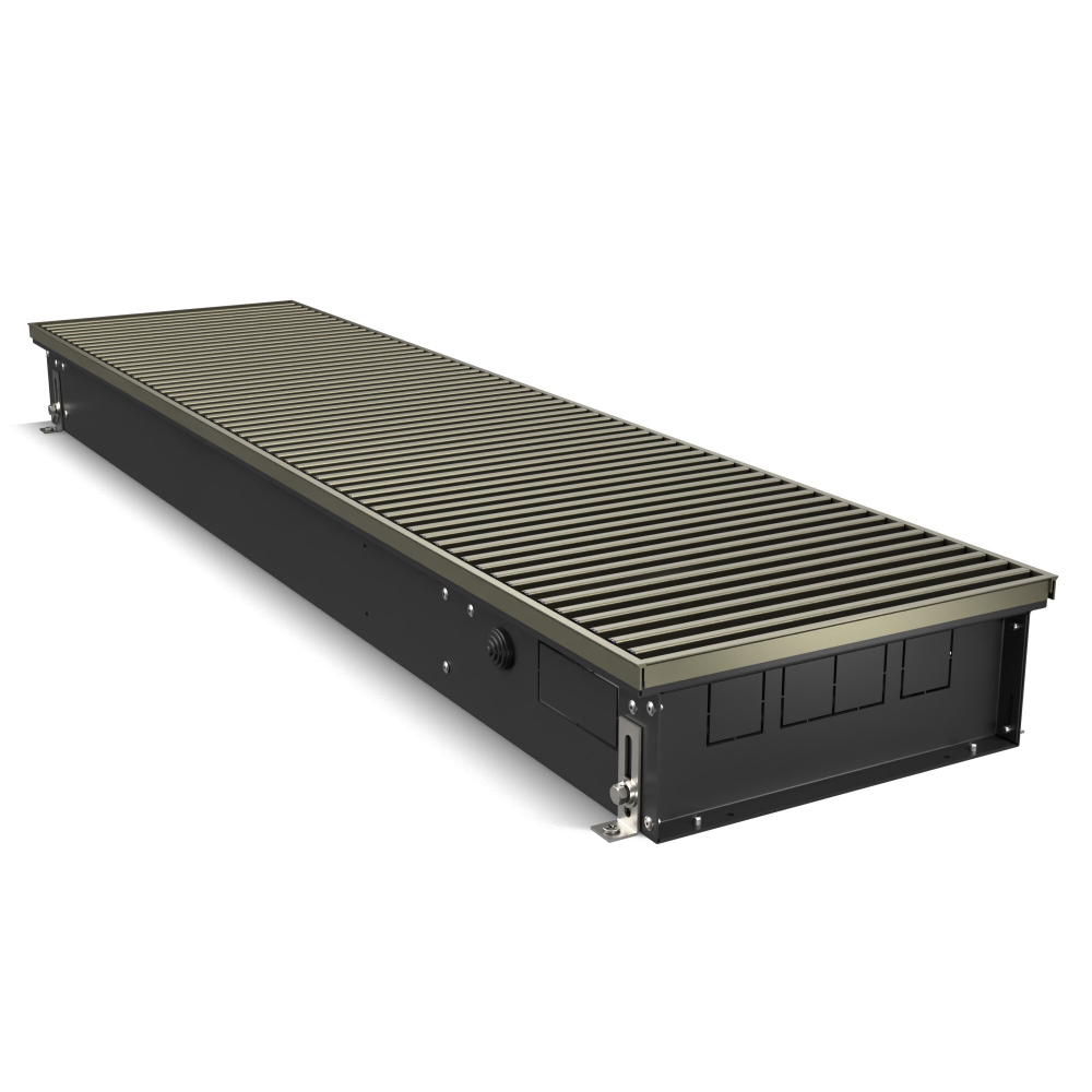 Конвектор внутрипольный Royal Thermo ATRIUM TURBO-110/300/2200-DG-U-DB