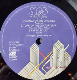 Винтажная виниловая пластинка LP Yes Going For The One (Japan 1977) (No Obi) Turn Of The Century
