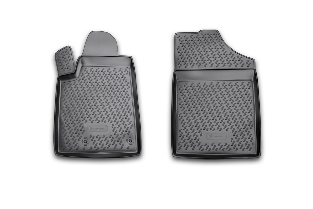 Коврики в салон PEUGEOT Partner 06/2008->, 4 шт. (полиуретан, серые)