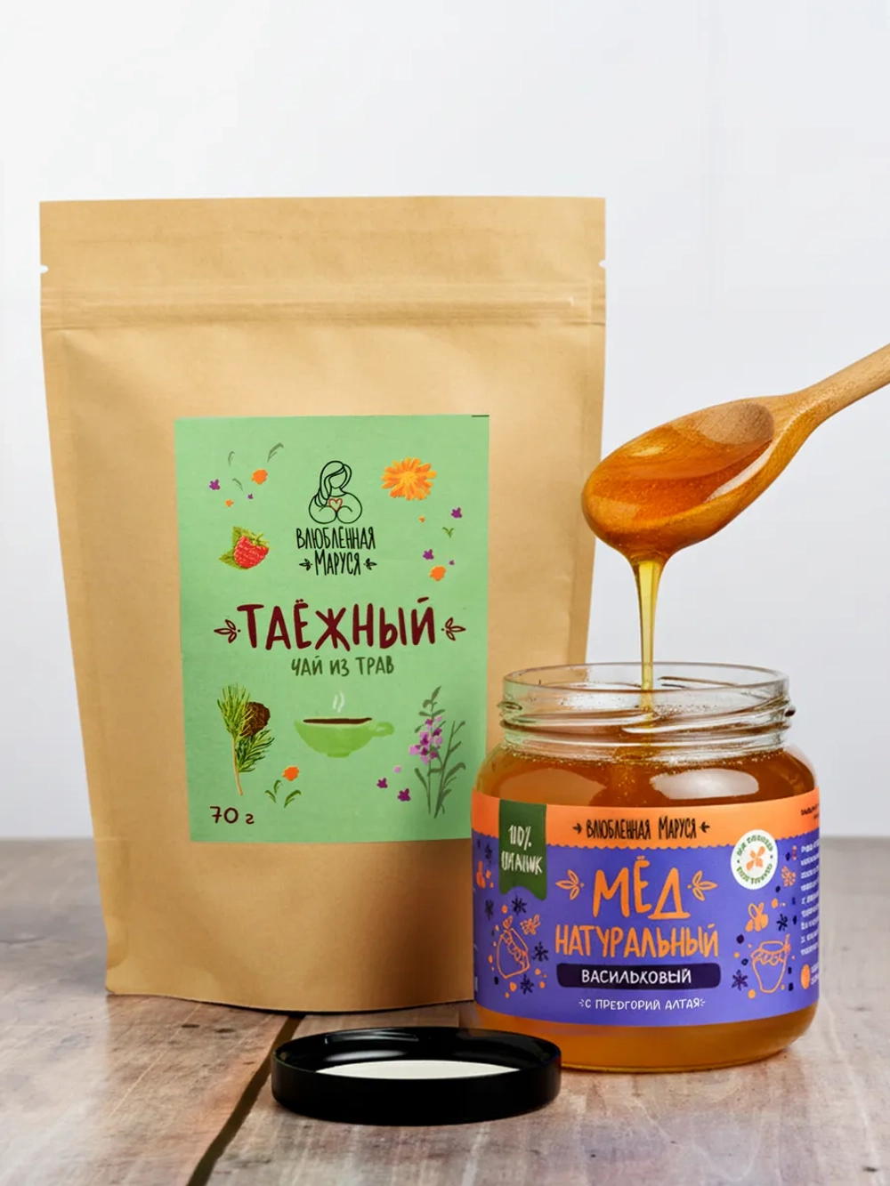 Набор "Банный" Влюбленная Маруся из 4 продуктов