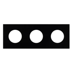 Рамка стеклянная FRM-GLARE-GC-3-BK (Arlight, -) 043839