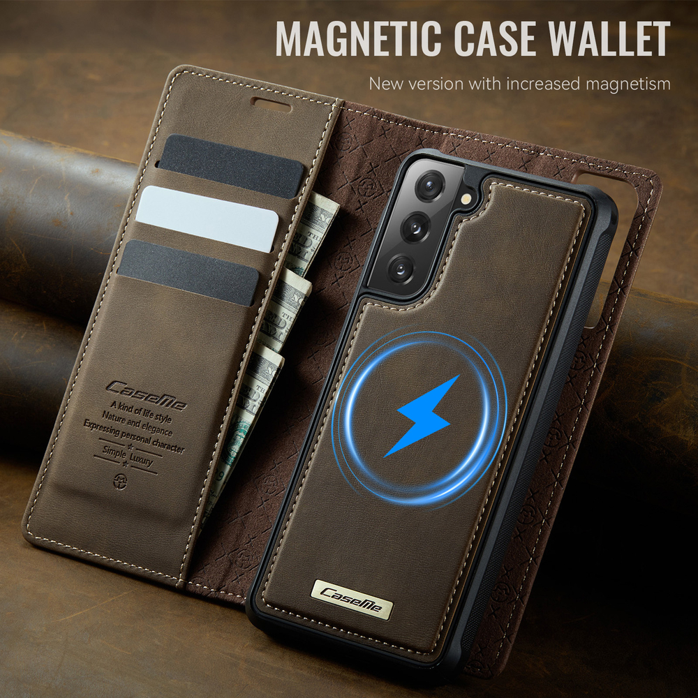 Чехол-кошелек CaseMe 2 in 1 MagSafe Samsung Galaxy S21 FE