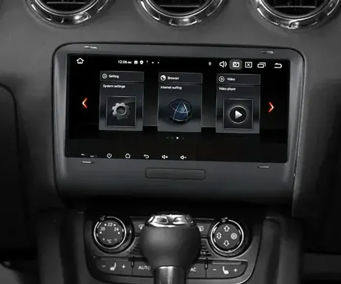 Магнитола для AUDI TT 2006-2014 - Kuberg MKD-8886-S10 на Android 12, Быстрая, SIM-слот