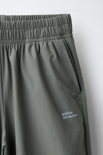 ZARA БРЮКИ-ДЖОГГЕРЫ СПОРТИВНЫЕ ИЗ НЕЙЛОНА, ХАКИ