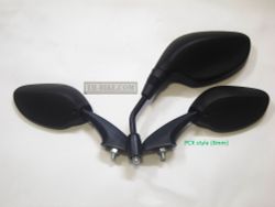 Mini mirrors, Small mirrors, Tiny mirrors 10mm, 8mm thread. Made in Thailand