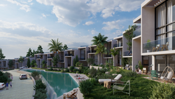 ЖК "CASA DEL MARE" Северный Кипр, район Эсентепе. Расположен в элитном районе Северного Кипра, на берегу Средиземного моря, с собственной лагуной 20 минут до столицы