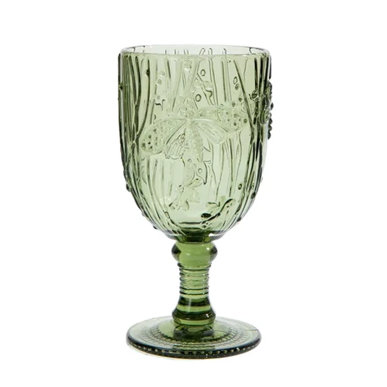 Бокал для вина 350 мл "Bee Green" зеленый d 8,2 см h16,5 см P.L. - BarWare [6]