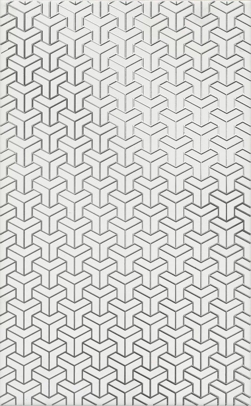 Керамическая плитка KERAMA MARAZZI ЛОМБАРДИЯ Декор белый матовый 25x40 (8 мм.) арт. HGD\A371\6397