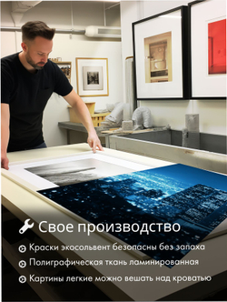 Картина Тихая Венеция модульная 50x70см 3шт.