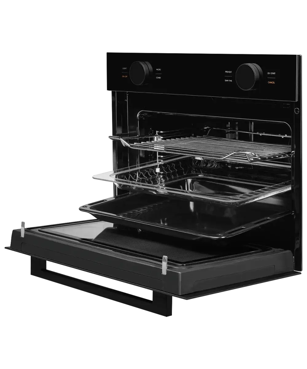 Электрический духовой шкаф Kuppersberg с функцией СВЧ KMW 612 Black фото 4