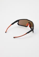 Спортивные очки с диоптриями HILX Big Head / Matt Black Orange / Blue Lens
