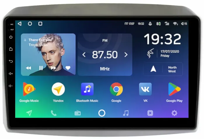 Магнитола для KIA Sorento Prime UM 2015-2020 (рамка-накладка) - Teyes CC2 PLUS монитор 10.1" QLED, Android 10, Быстрая, SIM-слот
