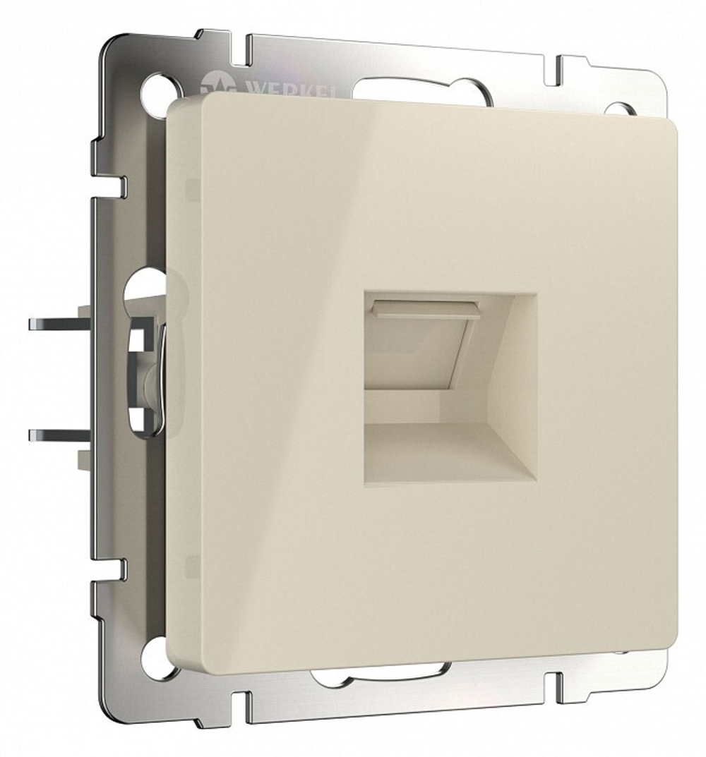 Розетка Ethernet RJ-45 без рамки Werkel слоновая кость W1181003