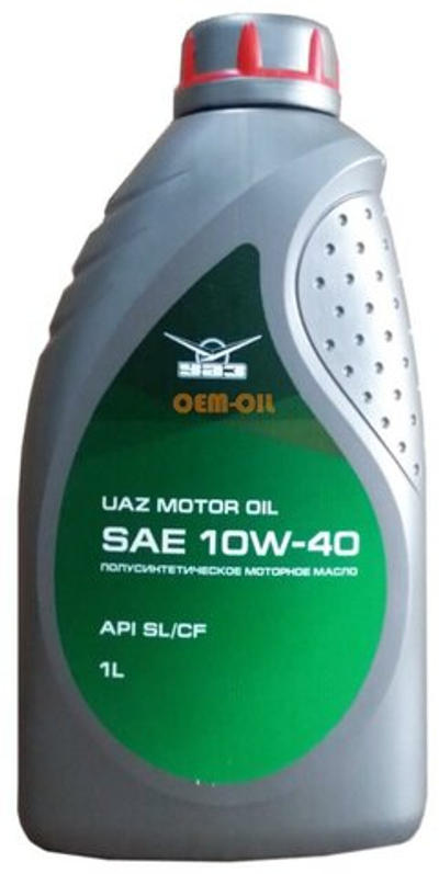 Масло моторное УАЗ Motor Oil 10W-40 полусинтетическое 1 л 000101001104001
