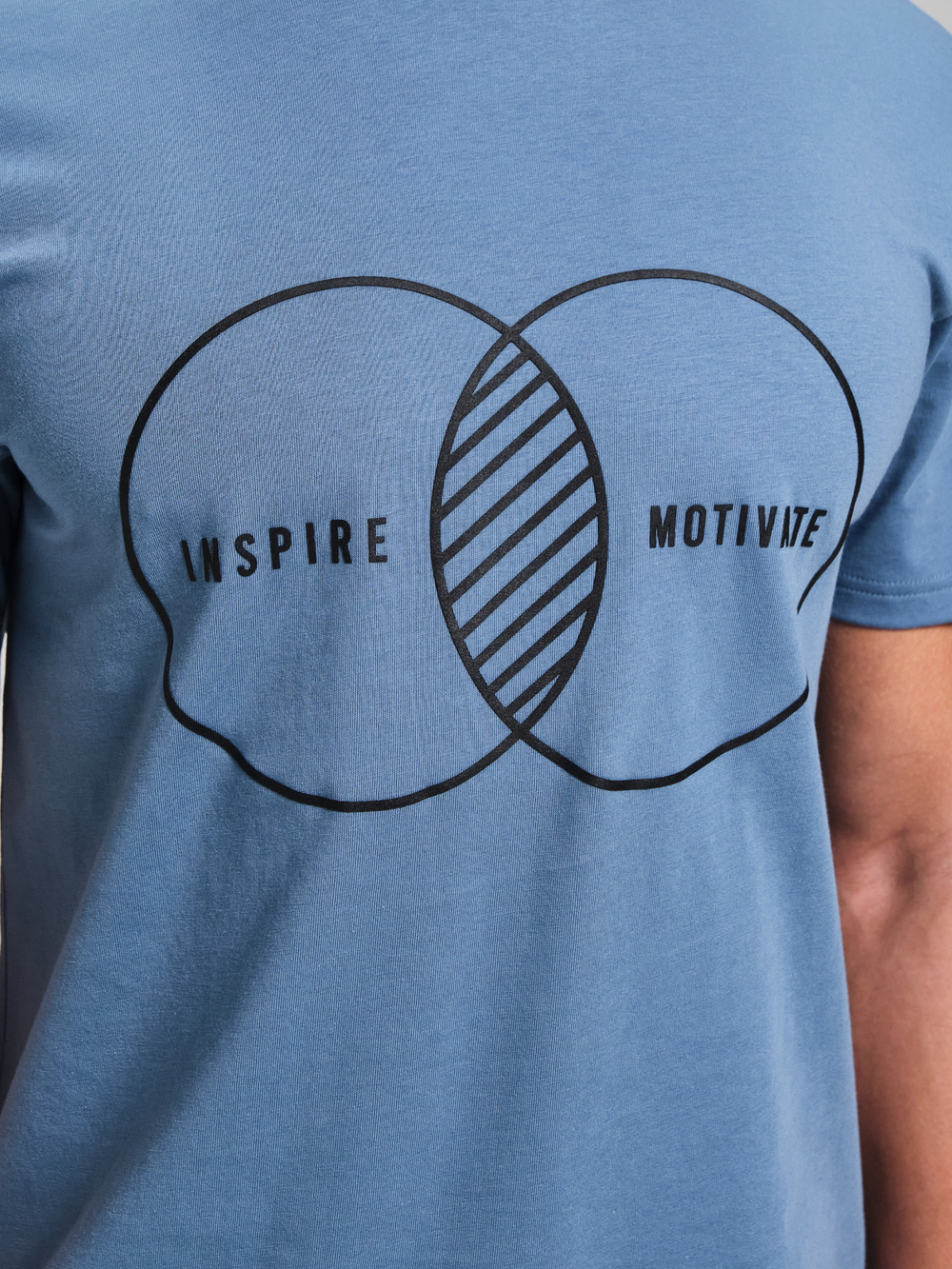 Футболка мужская ORIGINAL CREATOR INSPIRE T-SHIRT, Светло-синий