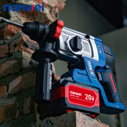 Перфоратор аккумуляторный Nanwei NW-H8261-4, 20V, SDS-Plus, 2 АКБ 4 Ач