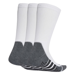 Носки теннисные Adidas Performance Grip Climacool Cushioned Crew 3P - white/grey