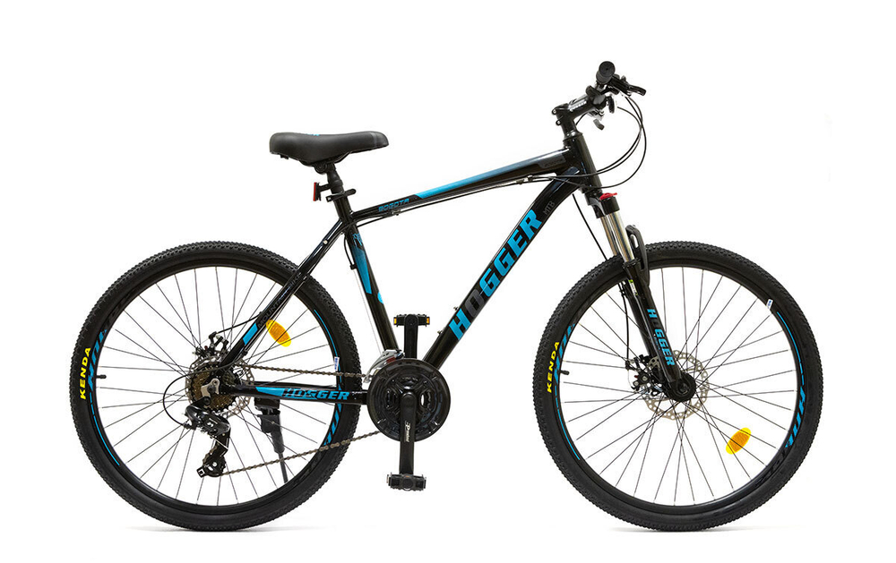 Велосипед 26" HOGGER BOGOTA MD, 17", алюм, 21 ск, MLO, черно-синий металлик, 2025