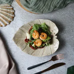 Блюдо для подачи 23*19 см h4,5 см 225 мл емкость для закусок Pearl Leaf Frutti di Mare P.L. [4]
