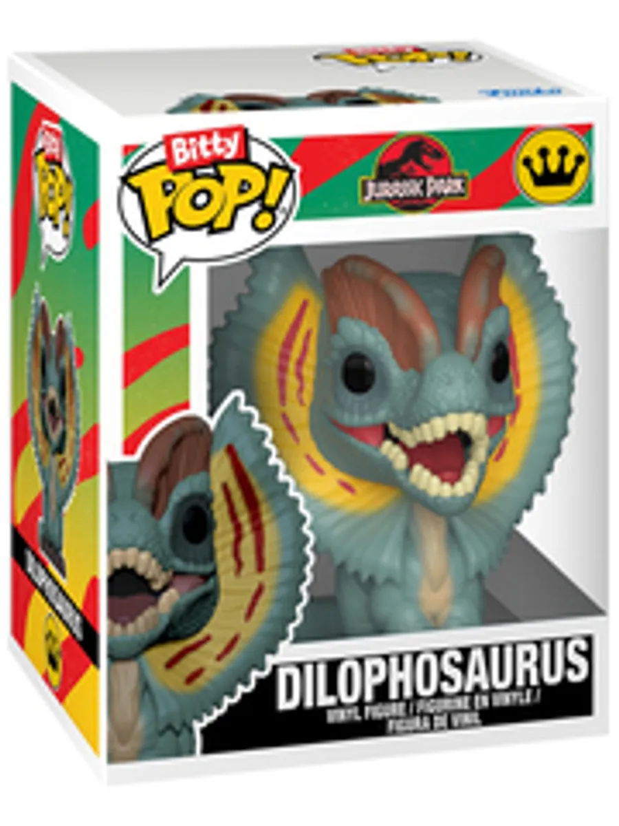 Funko Bitty POP! Jurassic Park: Tyrannosaurus Fossil & Dilophosaurus (2 Pack)