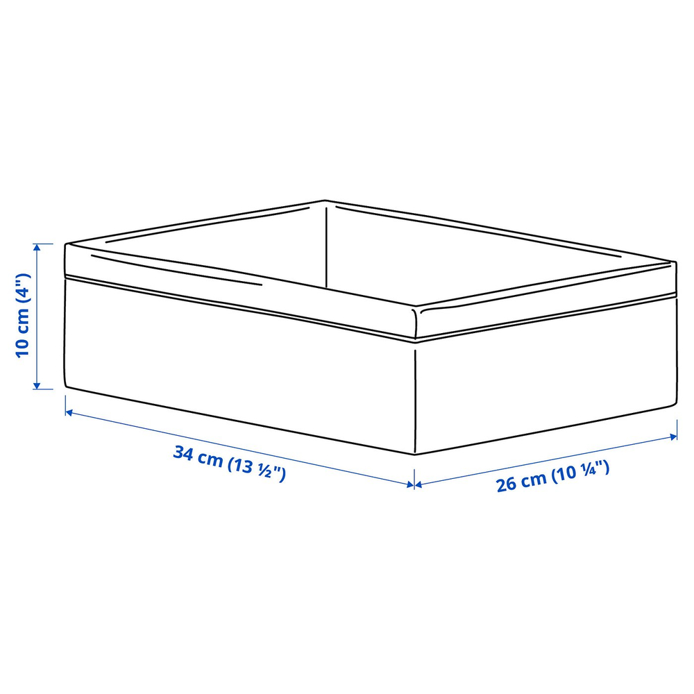 IKEA BAXNA  (ИКЕА БАКСНА)  -  Органайзер - серый/белый 26x34x10 см