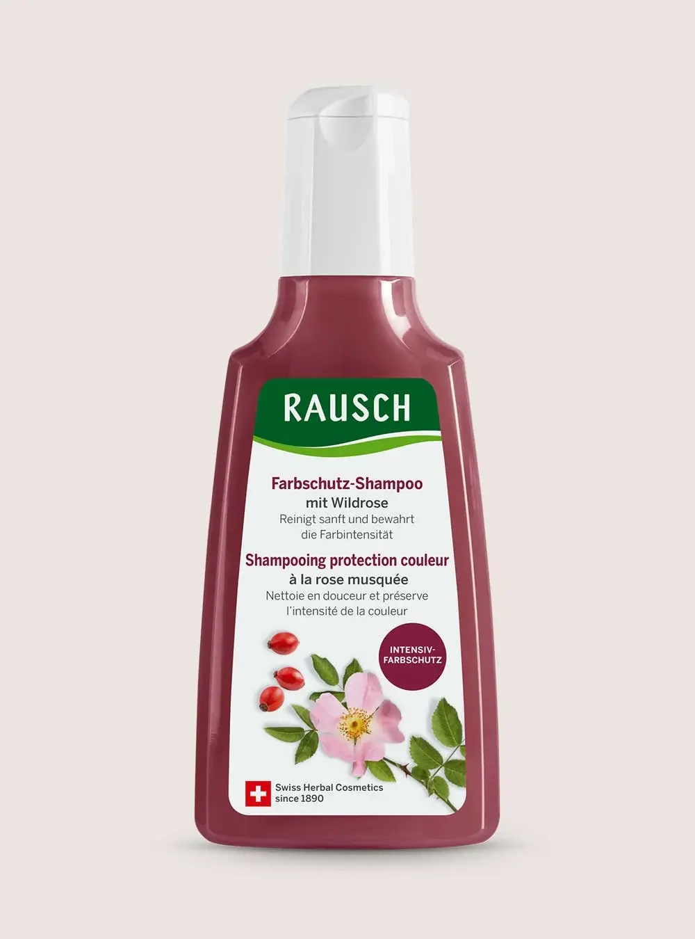 Шампунь Rausch для защиты цвета с дикой розой Colour-protecting Shampoo with Wildrose 200 мл