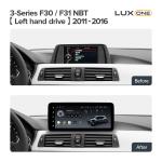 Магнитола для BMW 3 F30 2011-2016 NBT - Teyes LUX ONE 360 монитор 12.3" 2K QLED на Android 10, Быстрая, CarPlay, 4G SIM-слот, 4 камеры в комплекте