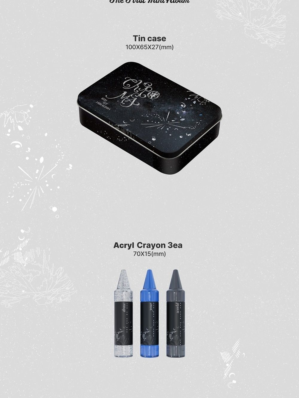 Альбом HEBI - CHROMA 1st Mini Album CRAYON 2 Version SET