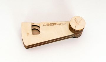 Чехол деревянный для варгана Сверчок, Мастерская Глазырина HV10