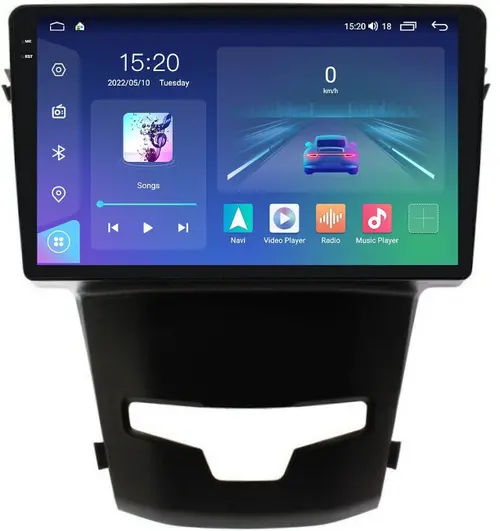 Магнитола для SsangYong Actyon II 2013-2021 - Parafar PF355RN2K на Android 13, Быстрая, QLED+2K, CarPlay, 4G SIM-слот