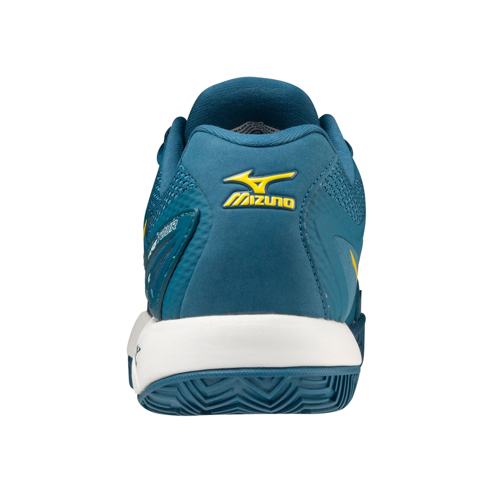 Мужские теннисные кроссовки Mizuno Wave Intense Tour 5 Clay Court Shoe Men - Petrol, Yellow